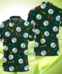 Golf Pattern Polo Shirt