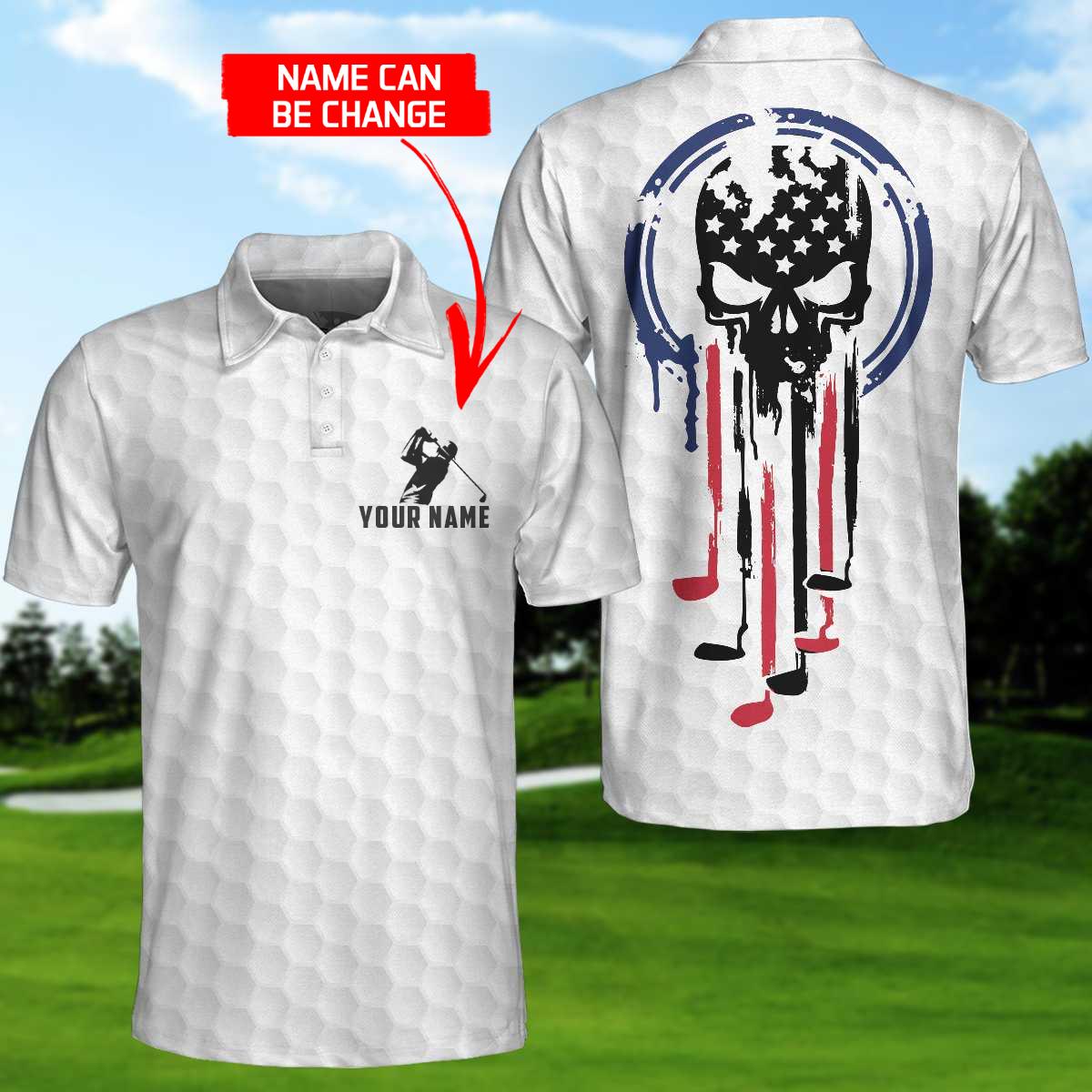 Golf Polo 3D All Over Printed Unisex Shirt
