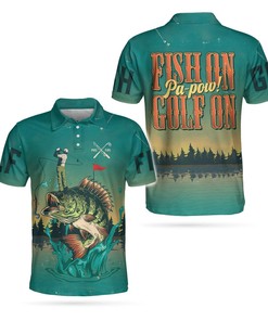 Golf Polo 3D All Over Printed Unisex Shirt for Goft Lovers