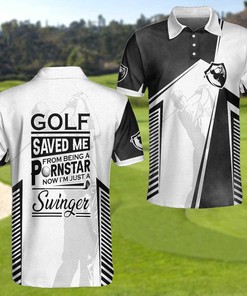Golf Saved Me Polo Shirt
