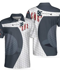 Golf Swing American Polo Shirt