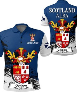 Gordon Scottish Family Crest Scotland Special Polo Shirt - Golf Shirt