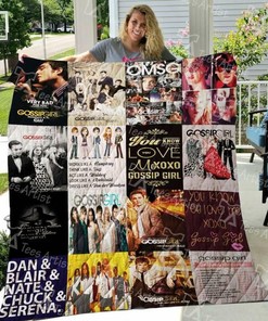 Gossip Girl Personalized Quilt Bedding Set Blanket for Home Decor and Family Gifts