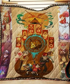 Gravity Falls Quilt Bedding Set Perfect for Bedroom Decor and Family Gifts