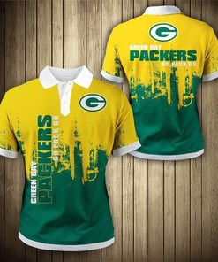 Green Bay Packers 3D Polo Shirt Gift for Fans