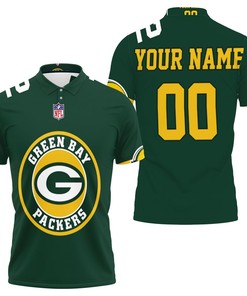 Green Bay Packers Aaron Rodgers 12 3D Personalized Polo Shirt