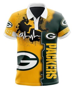 Green Bay Packers Beating Curve Polo Shirt