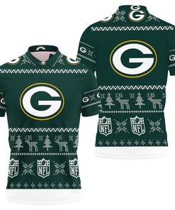 Green Bay Packers Christmas 3D Polo Shirt