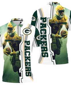 Green Bay Packers Davante Adams 17 For Fans 3D Polo Shirt