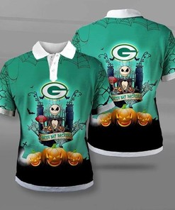 Green Bay Packers Halloween Polo Shirt