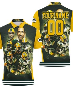 Green Bay Packers Nfc Noth Champions Legend Players Personalized Polo Shirt
