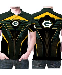 Green Bay Packers Superman Style Logo All Over 3D Printed Gift For Green Bay Packers Fan Polo Shirt