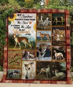 Greyhound Dog Personalized Quilt Bedding Set, Perfect for Home Decor and Family Gifts