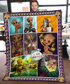 Groot Quilt Bedding Set Bedroom Decor, Gifts for Family