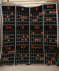 Guitar 4 Quilt Bedding Set Bedroom Decor, Gifts for Family