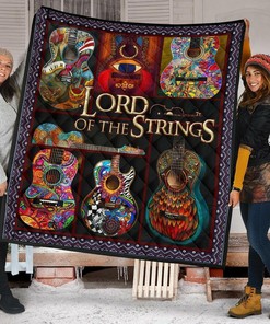 Guitar Lord Of The Strings Gift For Guitar Lover Quilt Bedding Set Bedroom Decor, Gifts for Family