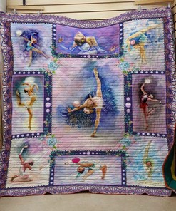 Gymnastics Movement Quilt Bedding Set Blanket