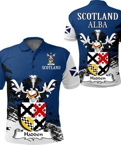 Hadden Scottish Family Crest Scotland Special Polo Shirt - Golf Shirt