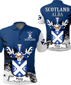 Haig Scottish Family Crest Scotland Special Polo Shirt - Golf Shirt