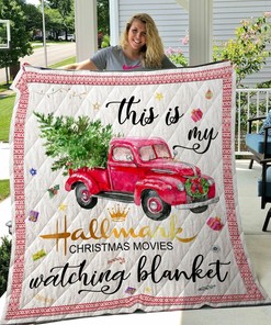 Hallmark Chrismas Vr4 Quilt Bedding Set Blanket - Great for Bedroom Decor and Family Gifts