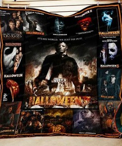 Halloween Horror Movie Quilt Bedding Set Blanket Bedroom Decor, Gifts for Family