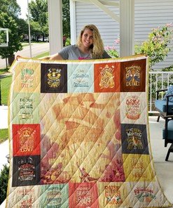 Hamilton Quotes Poster Personalized Quilt Bedding Set for Home Decoration and Family Gifts
