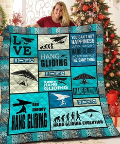 Hang Gliding Quilt Bedding Set - Ideal for Picnic and Outdoor Enthusiasts