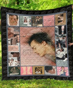 Harry Styles Music Fan Personalized Quilt Bedding Set for Bedroom Decor and Family Gifts