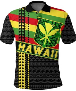 Hawaii Kanaka Maoli Polo Shirt, Polynesian Golf Shirt K4