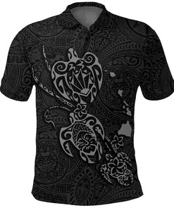 Hawaii Turtle Polo Shirt, Polynesian Golf Shirt Gift
