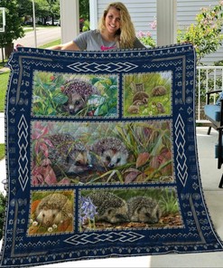 Hedgehog Quilt Bedding Set Bedroom Decor