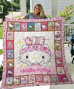 Hello Kitty Quilt Bedding Set Blanket Gifts Birthday Christmas Hello Kitty Pinky Kitty