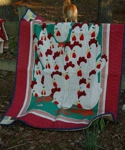 Hens Quilt Bedding Set Bedroom Decor, Gifts for Family