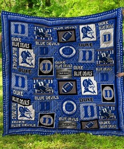 High-Quality Depaul Blue Demons Quilt Blanket Bedding Set - Perfect for Bedroom Decor and Gifts for Fans
