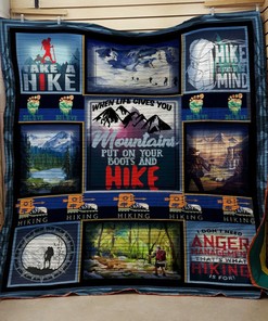 Hike Mind Quilt Bedding Set Bedroom Decor, Gifts for Family