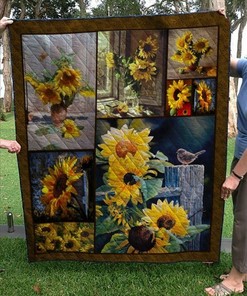 Hippie Never Be Alone Quilt Bedding Set Blanket - Great for Bedroom Decor and Family Gifts
