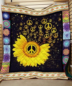 Hippie Quilt Bedding Set - Custom Name & Sentences Available for Personalization