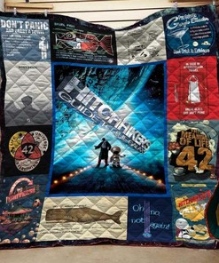 Hitchhiker S Guide To The Galaxy Blanket Quilt Bedding Set Bedroom Decor, Gifts for Family