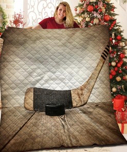 Hockey Quilt Bedding Set Bedroom Decor Gifts for Family