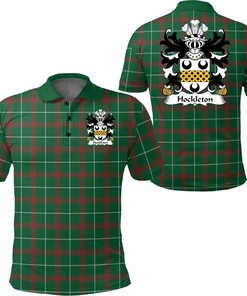 Hockleton (of TreÕrgarreg, Church Stoke) Wales Polo Shirt - Welsh National Tartan