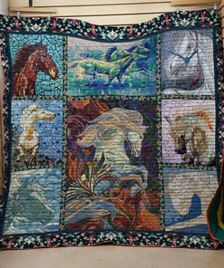 Horse 18 Quilt Bedding Set Bedroom Decor, Gifts for Family