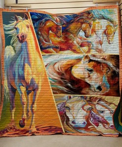 Horse 20 Quilt Bedding Set Bedroom Decor, Gifts for Family