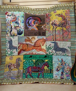 Horse 23 Quilt Bedding Set Bedroom Decor, Gifts for Family