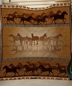 Horse 24 Quilt Bedding Set Bedroom Decor, Gifts for Family
