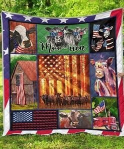Horse Blue Sky Quilt Bedding Set for Bedroom Decor and Gifts for Fans