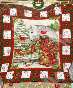 Horse Quilt Bedding Set for Bedroom Decor, Gifts for Family