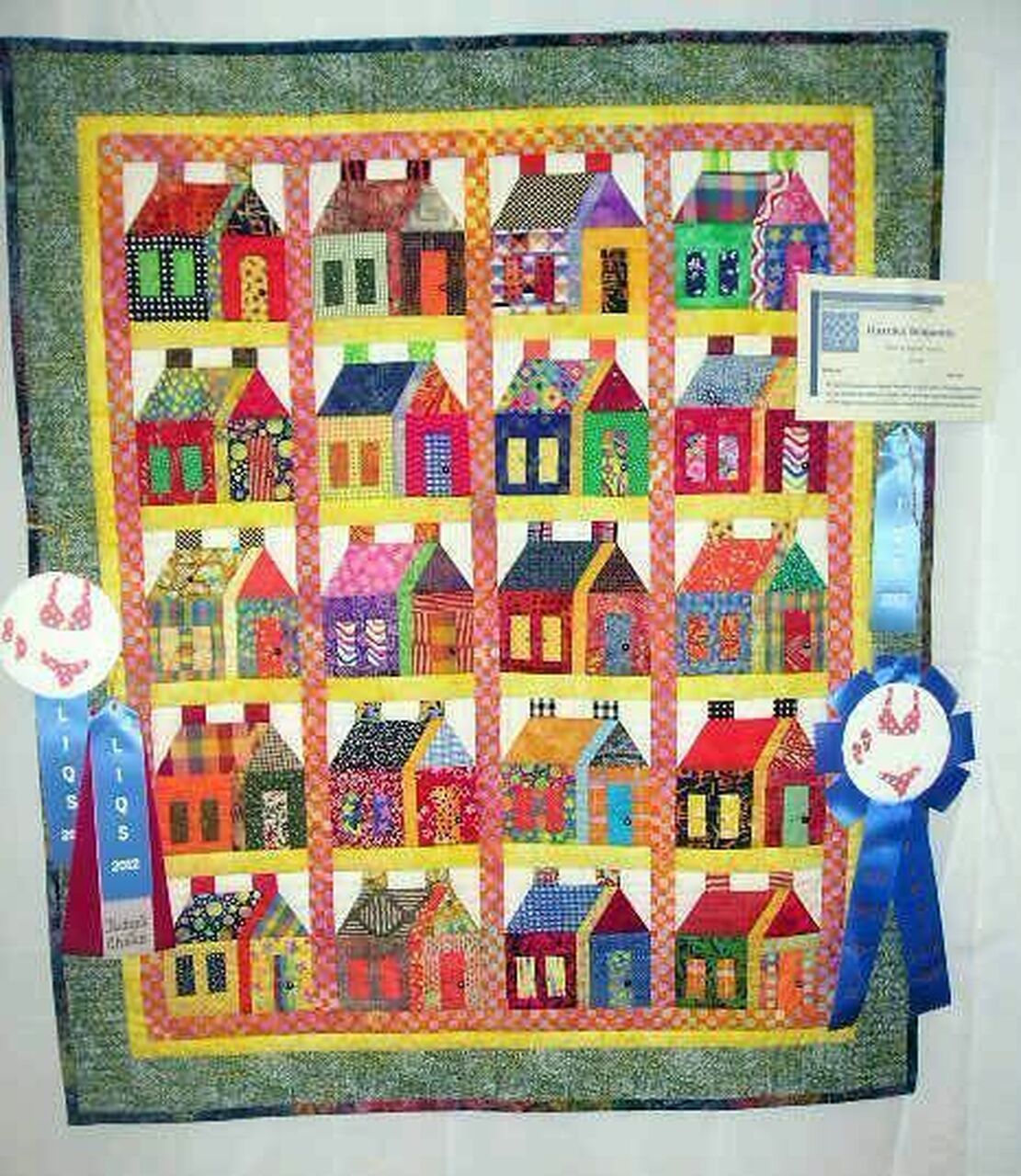 Houses Quilt Bedding Set Bedroom Decor, Gifts for Family