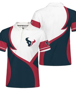 Houston Texans Button Up Polo Shirt