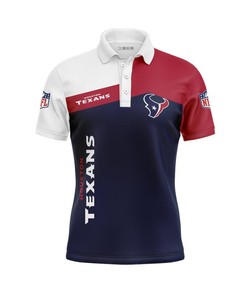 Houston Texans Women's Button Up Polo Shirt