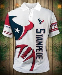Houston Texans Zigzag Casual Polo Shirt